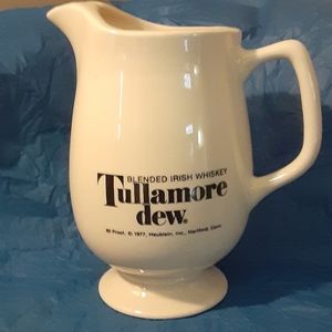 Vintage Tullamore dew ceramic small pitcher